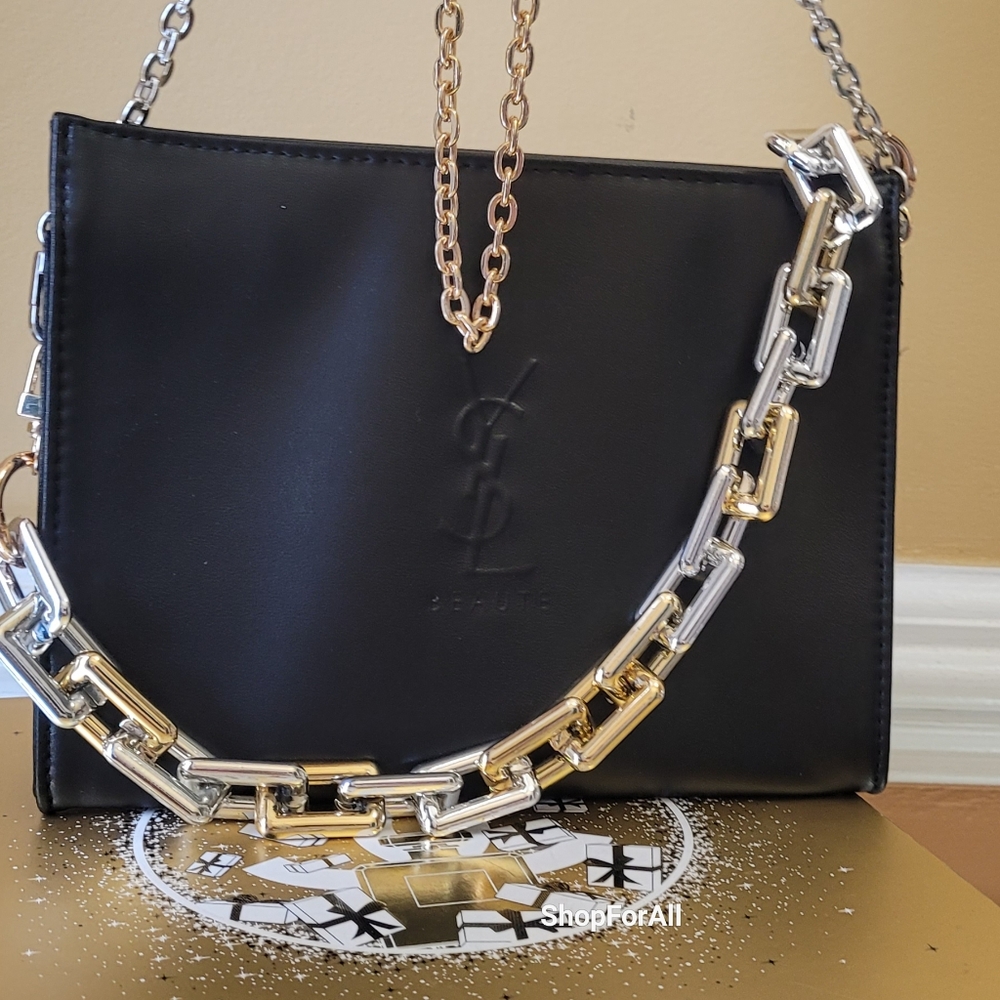 Yves Saint Laurent sliver gold crossbody - Picture 14 of 16